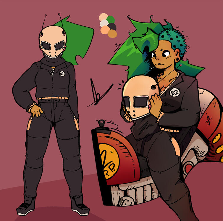 Cinda Bike suit ref sheet Cinda Bike suit ref sheet