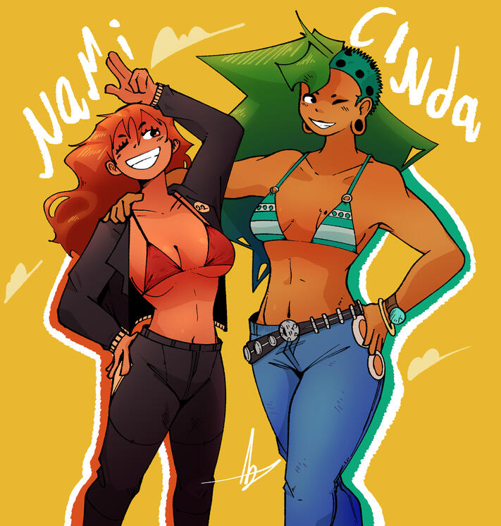 Nami and Cinda Nami and Cinda